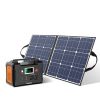 200W Portable Power Station;  FlashFish 40800mAh Solar Generator with 50W 18V Portable Solar Panel;  Flashfish Foldable Solar Charger with 5V USB 18V