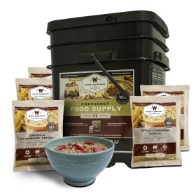 Wise Company, Emergency Food, 120 Serving Breakfast Only Grab and Go Bucket