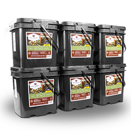 Wise Company, Emergency Food, 360 Serving Meat Package Includes: 6 Freeze Dried Meat Buckets