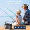 DBPOWER Portable Power Station; Peak 350W Backup Lithium Battery 250Wh 110V Pure Sine Wave AC Outlet for Emergency Outdoor Camping Fishing Hunting CPA