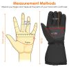 Electric Heated Gloves Battery Powered USB Touchscreen Windproof Keep Hands Warmer Unisex for Outdoors Hunting