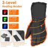 Electric Heated Gloves Battery Powered USB Touchscreen Windproof Keep Hands Warmer Unisex for Outdoors Hunting