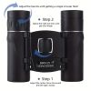 900X25 Outdoor Mini Portable Binoculars, High-power HD Multi-layer Coating Waterproof Binoculars With BAK4 Prism, For Outdoor Travel Landscape Bird Wa