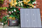 200W Portable Power Station;  FlashFish 40800mAh Solar Generator with 50W 18V Portable Solar Panel;  Flashfish Foldable Solar Charger with 5V USB 18V