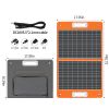 60W 18V Portable Solar Panel;  Flashfish Foldable Solar Charger with 5V USB 18V DC Output Compatible with Portable Generator;  Smartphones;  Tablets a