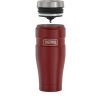 Thermos Stainless King Vacuum Insulated Stainless Steel Tumbler, 16oz, Matte Rustic Red