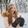 Electric Heated Gloves Battery Powered USB Touchscreen Windproof Keep Hands Warmer Unisex for Outdoors Hunting