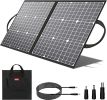 GOFORT 320W Portable Power Station 292Wh Wireless Charger 15W PD 100W & 100W 18V Portable Solar Panel Included Compatible with Phones Laptops Tablet f