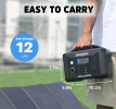 PPS700 626Wh Li-ion Solar Generator Portable Power Station PD60W Fast Charging 600W inverter MPPT for Home Use/Outdoor