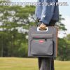 60W 18V Portable Solar Panel;  Flashfish Foldable Solar Charger with 5V USB 18V DC Output Compatible with Portable Generator;  Smartphones;  Tablets a