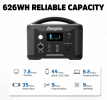 PPS700 626Wh Li-ion Solar Generator Portable Power Station PD60W Fast Charging 600W inverter MPPT for Home Use/Outdoor