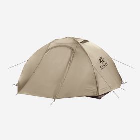 Sun Protection Wind And Storm Proof Camping Equipment For Two People (Option: Wild yellow)