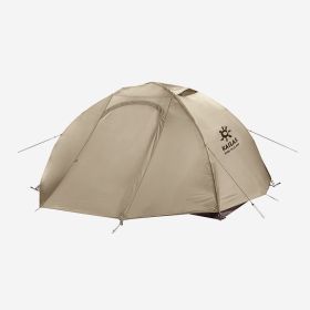 Sun Protection Wind And Storm Proof Camping Equipment For Two People (Option: Wild yellow)