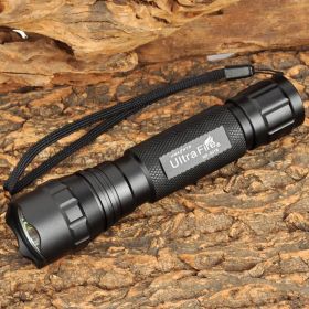 LED Strong Light Outdoor Rechargeable High-power Long-range Flashlight (Option: Flashlight battery charger gif)