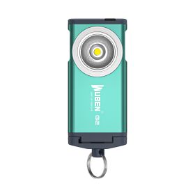 G2 Strong Light Flashlight Rechargeable LED Super Bright Keychain (Color: Green)
