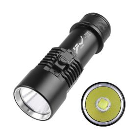 White  Yellow Dual Light Source Magnetic Control Professional Diving (Option: D220P70 Flashlight)