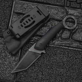 Outdoor Field Self-defense Knife (Color: Black)