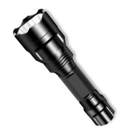 Aluminum Alloy Rechargeable Fixed Focus Emergency Outdoor Riding Long-range Shot Waterproof Led Flashlight (Option: XPE Set 1charge 1charge)
