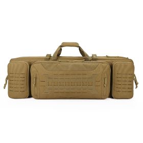 VOTAGOO Double Rifle/Shotgun Case, Gun Bag, Safely Transport Long-Barrel Firearms, All-Weather Soft Tactical Range Bag Backpack (Color: Tan, Size: 36inches)