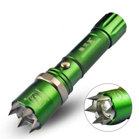 Aluminum Alloy Rechargeable Focusing LED Flashlight (Option: Green T61)