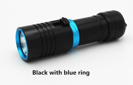 High Power Aluminum Alloy Diving Fill Light (Option: Black and blue L2)