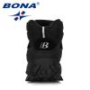 BONA Genuine Leather Men's Hiking Shoes Winter Tactical Hunting Footwear Warm
